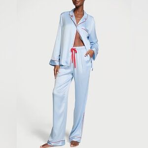 Glazed Satin Long Pajama Set VICTORIA'S SECRET